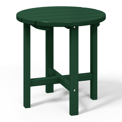Polytrends Altura Eco-friendly All Weather Round 18 Side Table