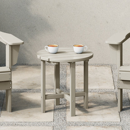 Polytrends Altura Eco-friendly All Weather Round 18 Side Table
