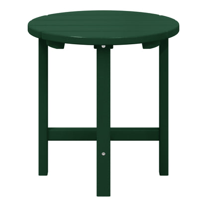 Polytrends Altura Eco-friendly All Weather Round 18 Side Table