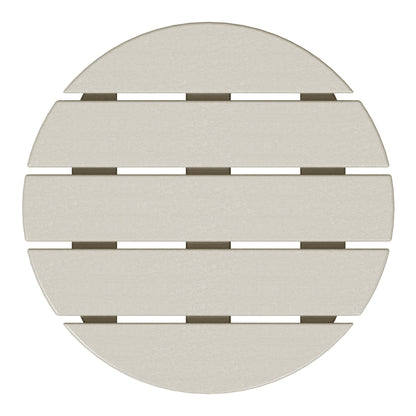 Polytrends Altura Eco-friendly All Weather Round 18 Side Table