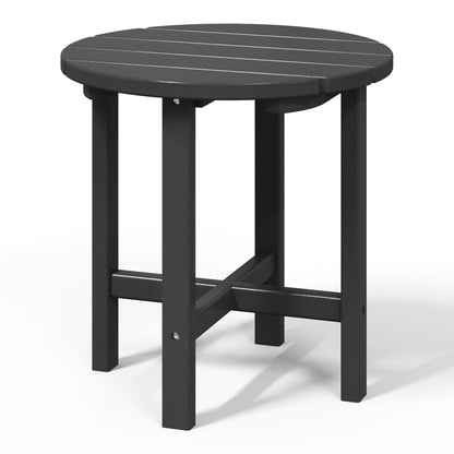 Polytrends Altura Eco-friendly All Weather Round 18 Side Table