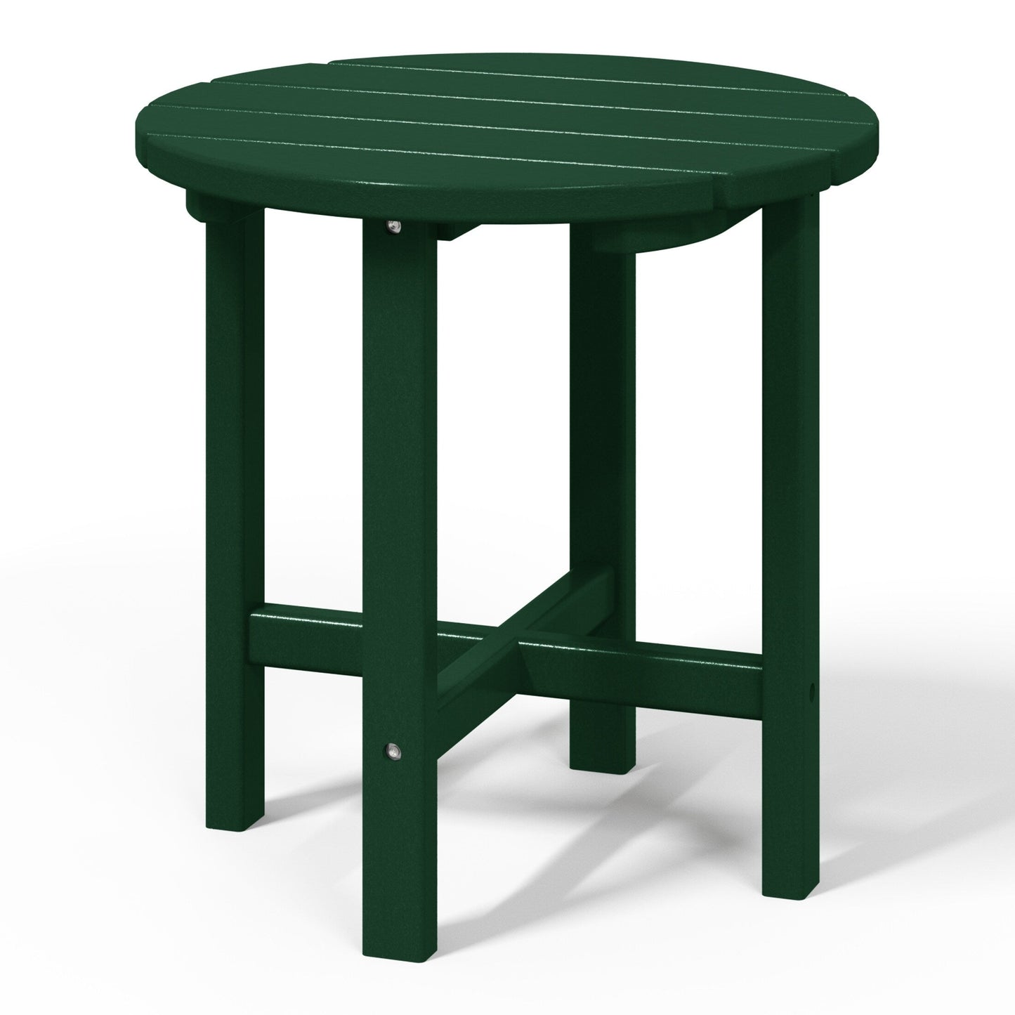 Polytrends Altura Eco-friendly All Weather Round 18 Side Table