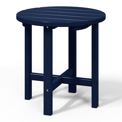 Polytrends Altura Eco-friendly All Weather Round 18 Side Table