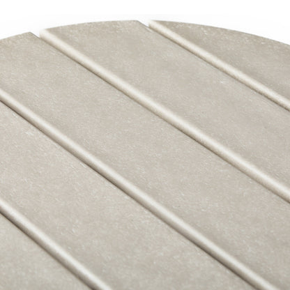 Polytrends Altura Eco-friendly All Weather Round 18 Side Table