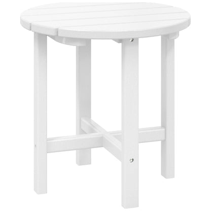 Polytrends Altura Eco-friendly All Weather Round 18 Side Table