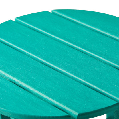Polytrends Altura Eco-friendly All Weather Round 18 Side Table