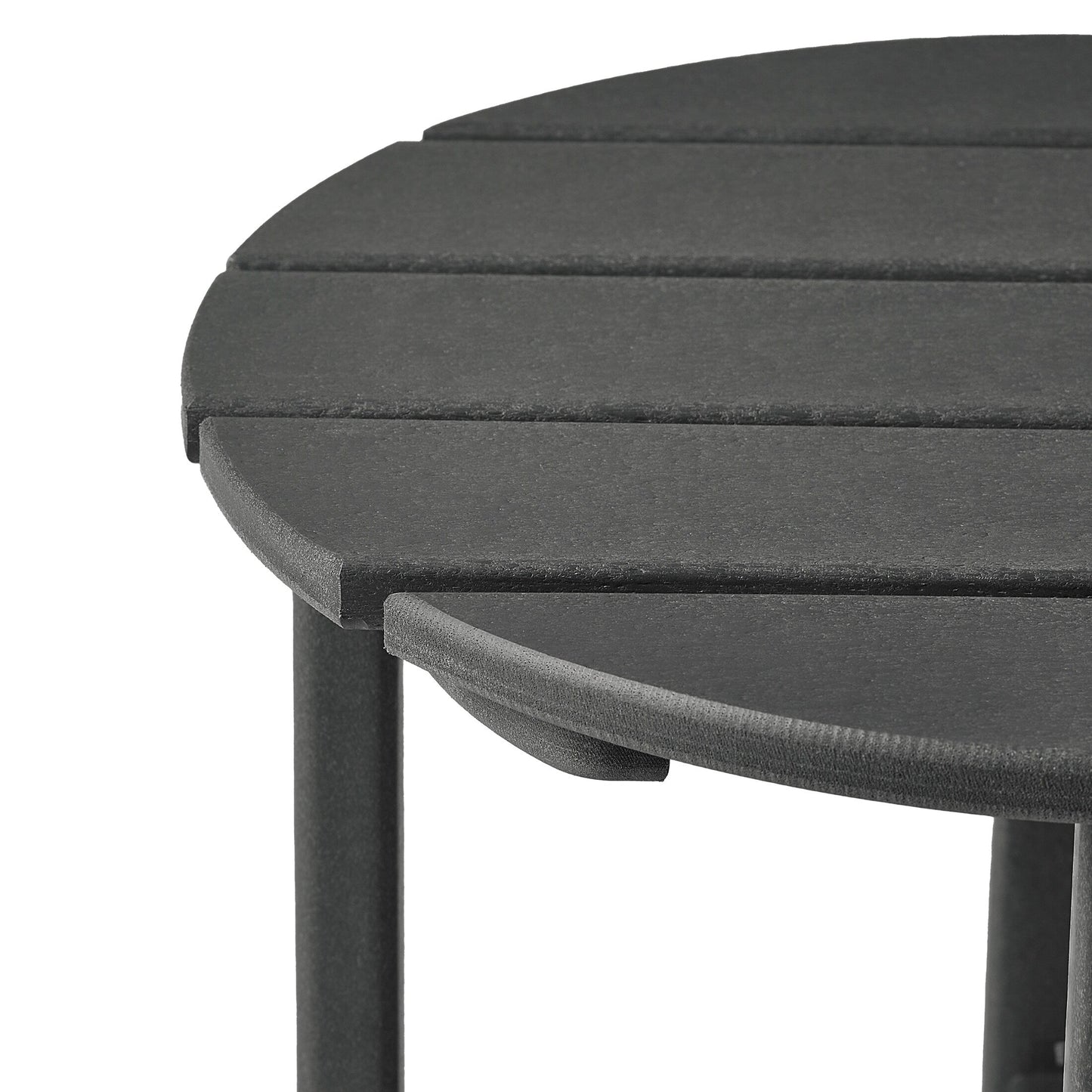 Polytrends Altura Eco-friendly All Weather Round 18 Side Table