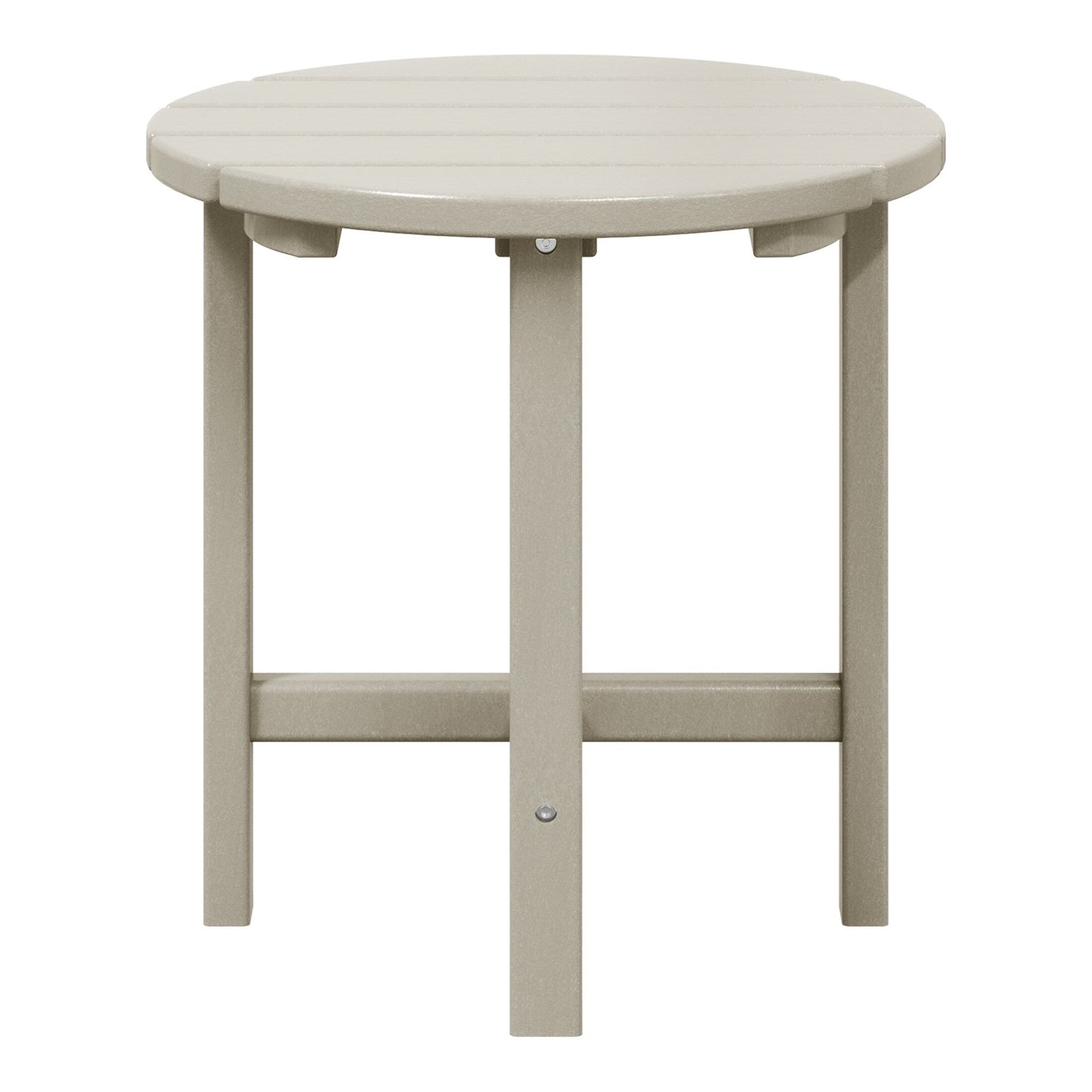 Polytrends Altura Eco-friendly All Weather Round 18 Side Table