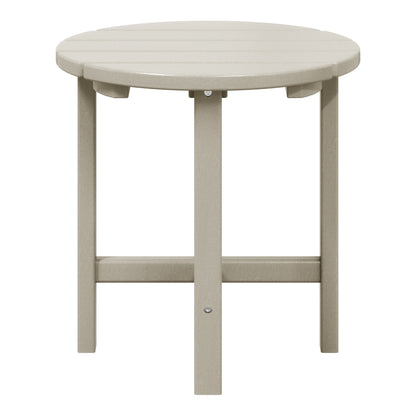 Polytrends Altura Eco-friendly All Weather Round 18 Side Table