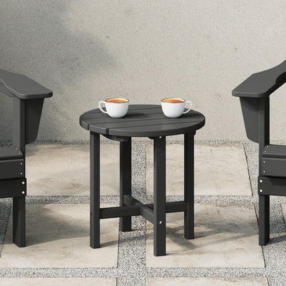 Polytrends Altura Eco-friendly All Weather Round 18 Side Table
