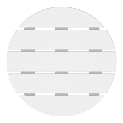 Polytrends Altura Eco-friendly All Weather Round 18 Side Table