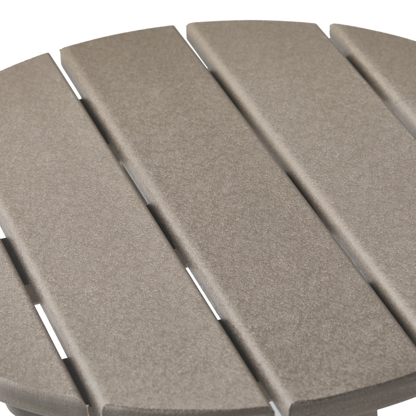 Polytrends Altura Eco-friendly All Weather Round 18 Side Table