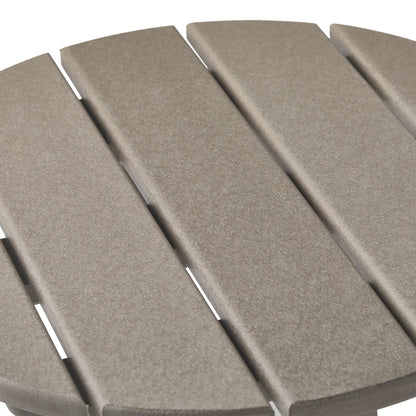 Polytrends Altura Eco-friendly All Weather Round 18 Side Table