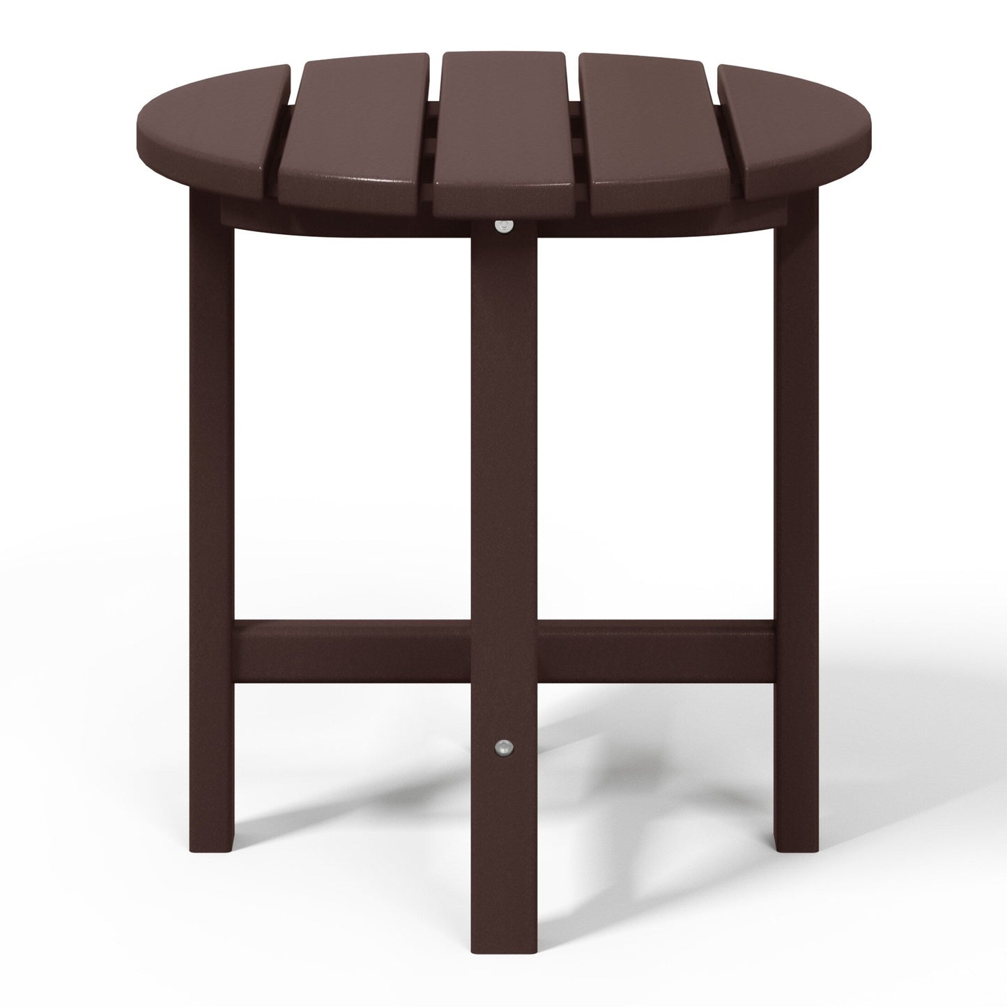 Polytrends Altura Eco-friendly All Weather Round 18 Side Table