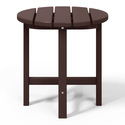 Polytrends Altura Eco-friendly All Weather Round 18 Side Table