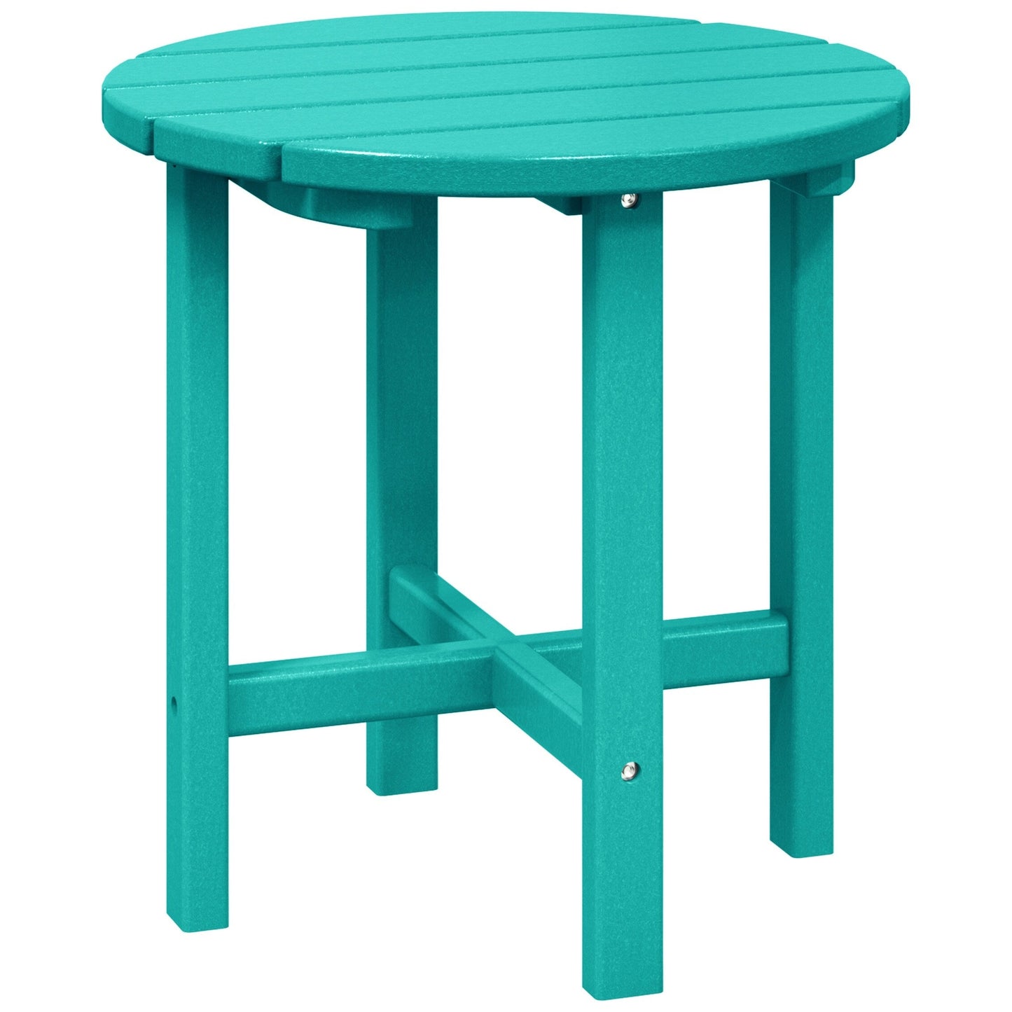 Polytrends Altura Eco-friendly All Weather Round 18 Side Table