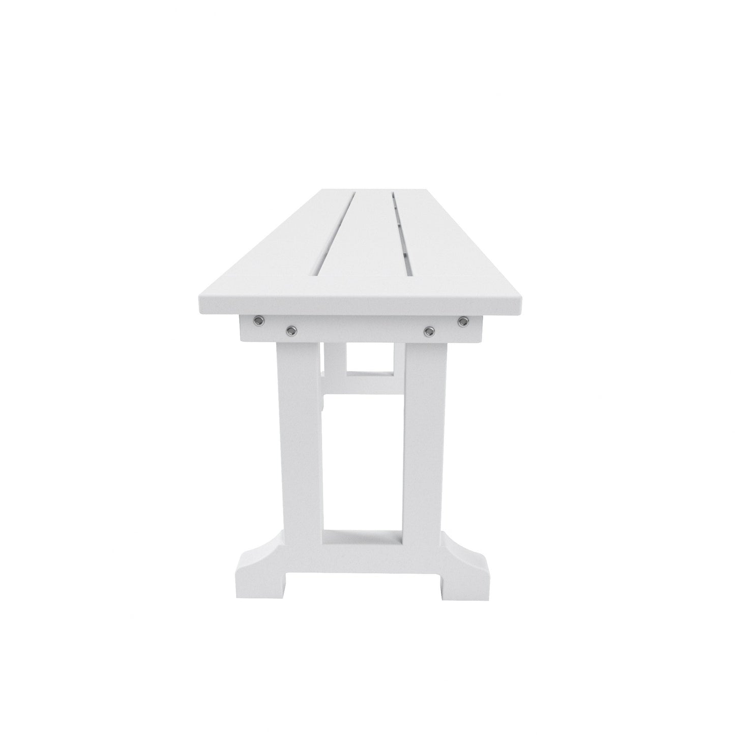 Polytrends Laguna 6-Piece Outdoor Patio Rectangle Table Garden Arm Chair Dining Set With Bench