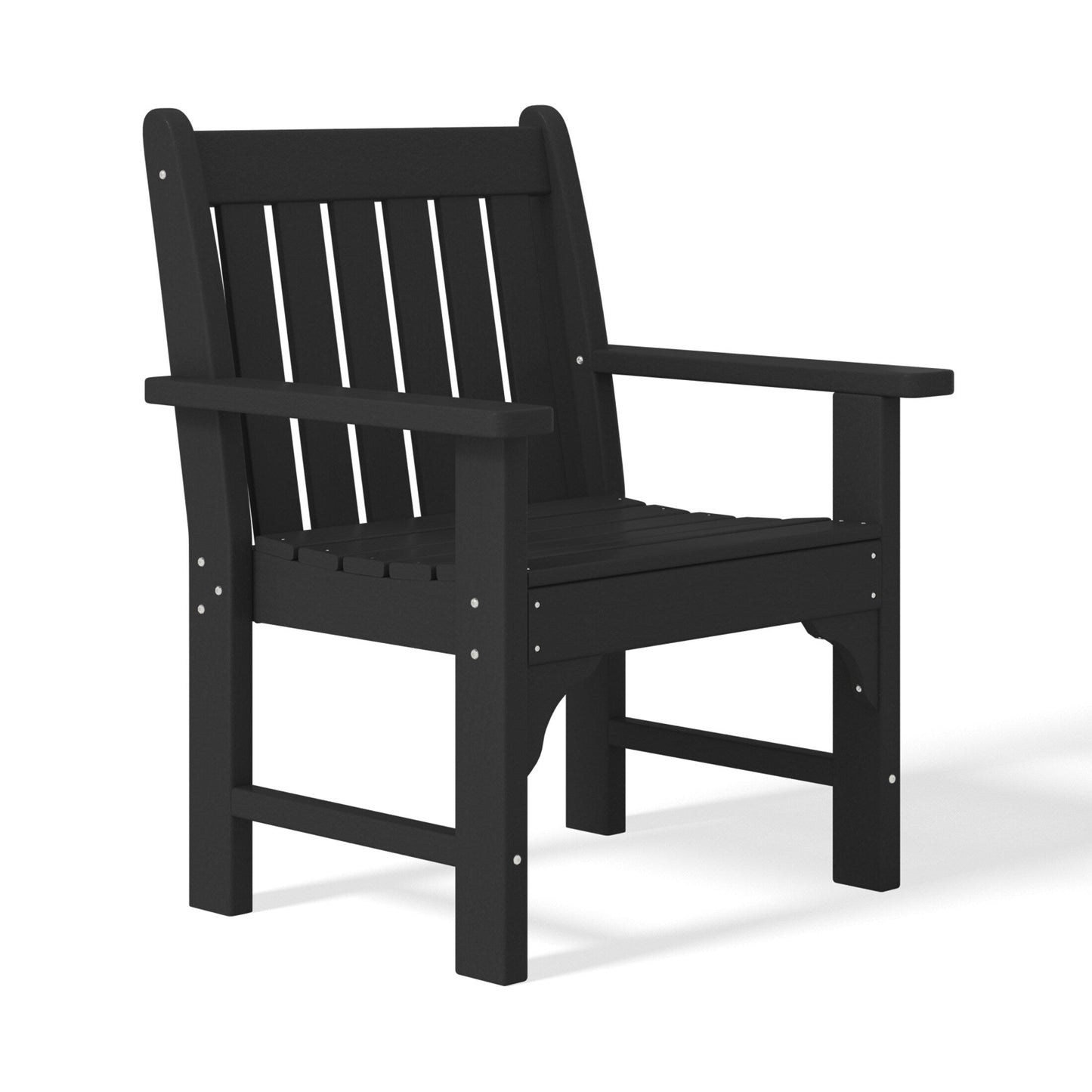 Polytrends Laguna 6-Piece Outdoor Patio Rectangle Table Garden Arm Chair Dining Set With Bench