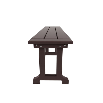 Polytrends Laguna 6-Piece Outdoor Patio Rectangle Table Garden Arm Chair Dining Set With Bench