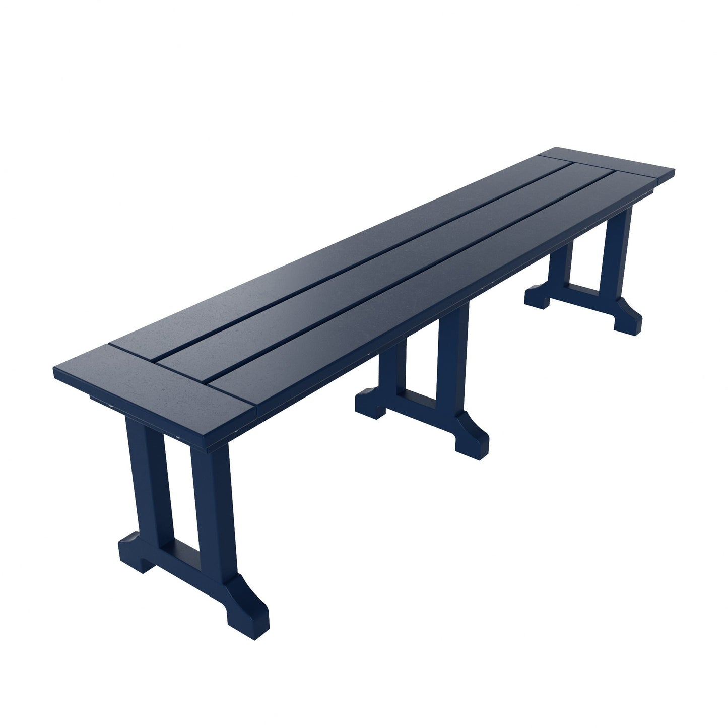 Polytrends Laguna 6-Piece Outdoor Patio Rectangle Table Garden Arm Chair Dining Set With Bench