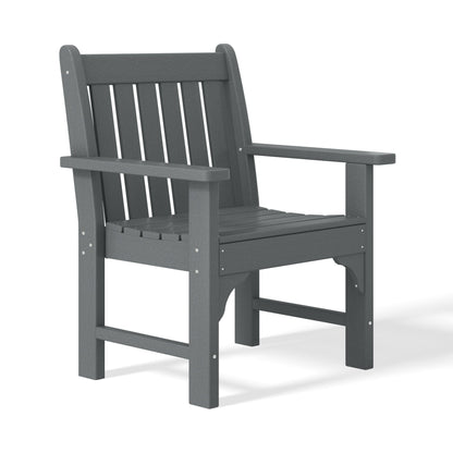 Polytrends Laguna 6-Piece Outdoor Patio Rectangle Table Garden Arm Chair Dining Set With Bench