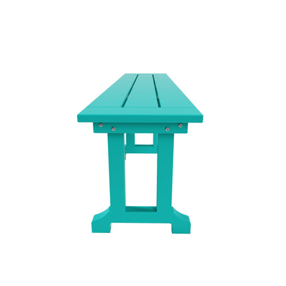 Polytrends Laguna 6-Piece Outdoor Patio Rectangle Table Garden Arm Chair Dining Set With Bench