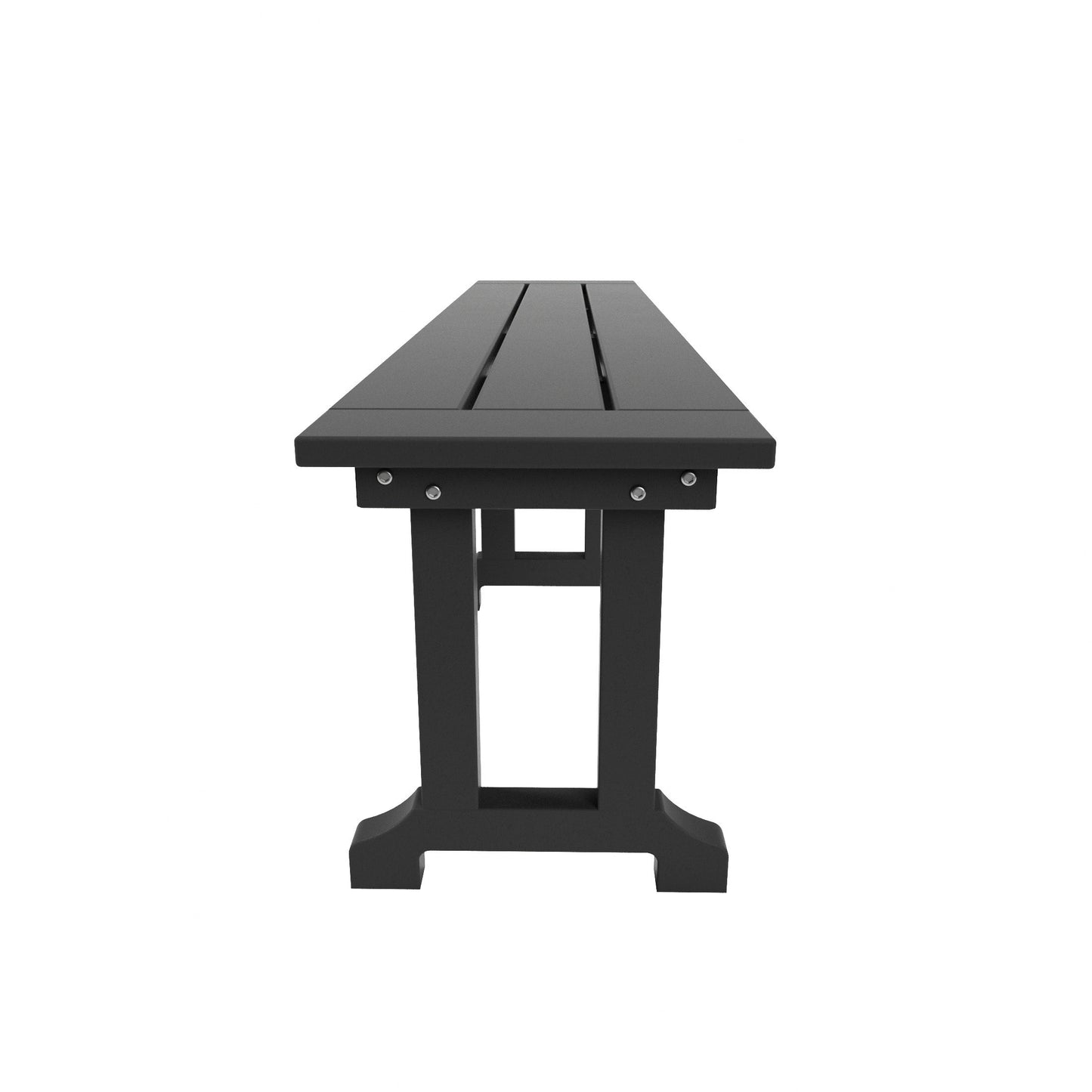 Polytrends Laguna 6-Piece Outdoor Patio Rectangle Table Garden Arm Chair Dining Set With Bench