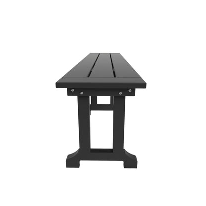 Polytrends Laguna 6-Piece Outdoor Patio Rectangle Table Garden Arm Chair Dining Set With Bench