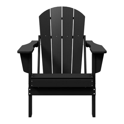 Polytrends Laguna Fade Resistant All Weather Outdoor Patio Folding Adirondack Chair