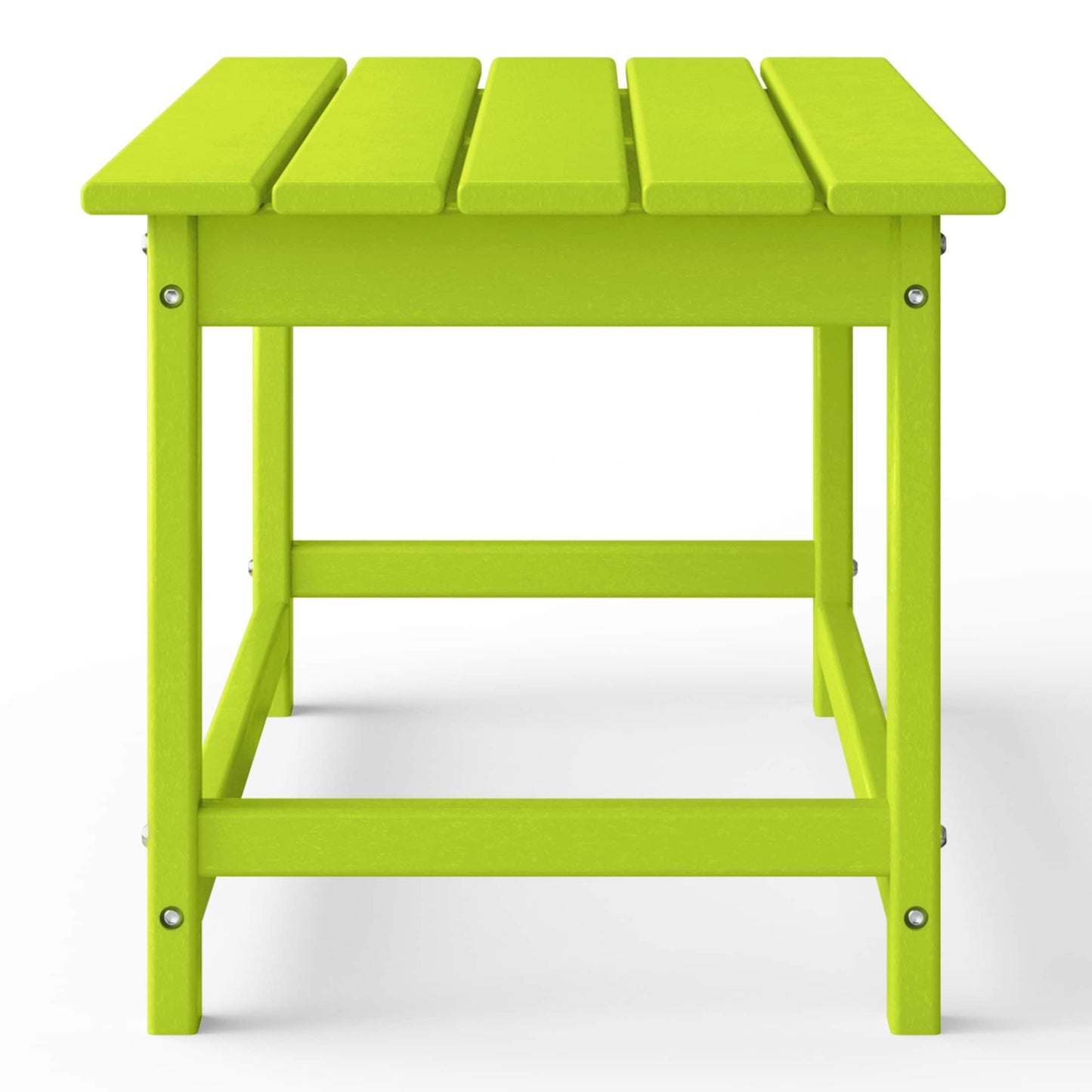 Polytrends Laguna Hdpe All Weather Outdoor Patio Rectangular Coffee Table