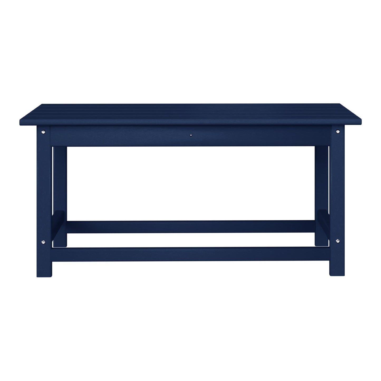 Polytrends Laguna Hdpe All Weather Outdoor Patio Rectangular Coffee Table