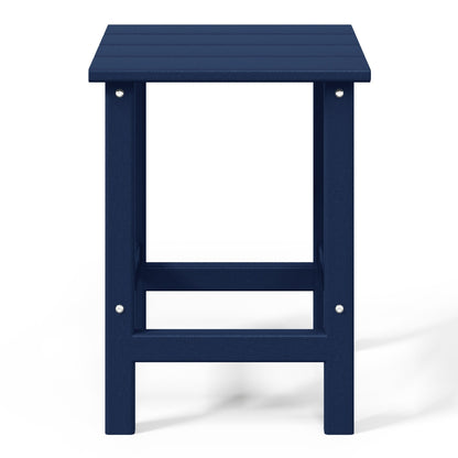 Polytrends Laguna Hdpe All Weather Outdoor Patio Square Side Table