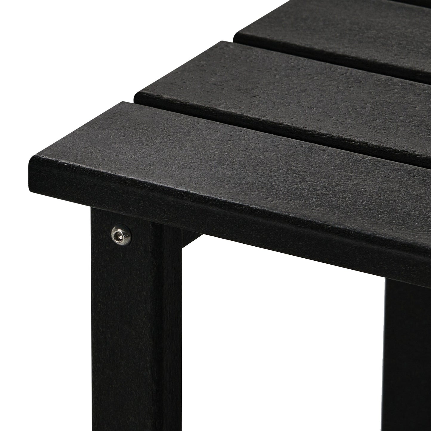 Polytrends Laguna Hdpe All Weather Outdoor Patio Square Side Table