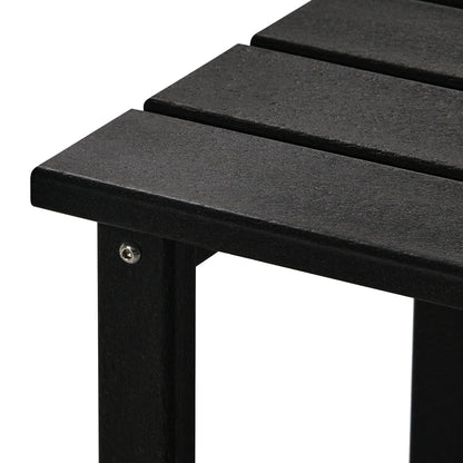 Polytrends Laguna Hdpe All Weather Outdoor Patio Square Side Table