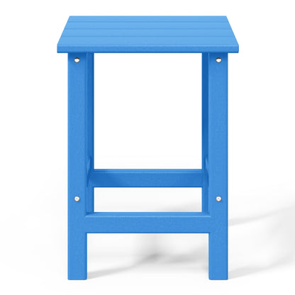 Polytrends Laguna Hdpe All Weather Outdoor Patio Square Side Table
