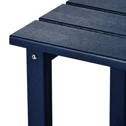 Polytrends Laguna Hdpe All Weather Outdoor Patio Square Side Table