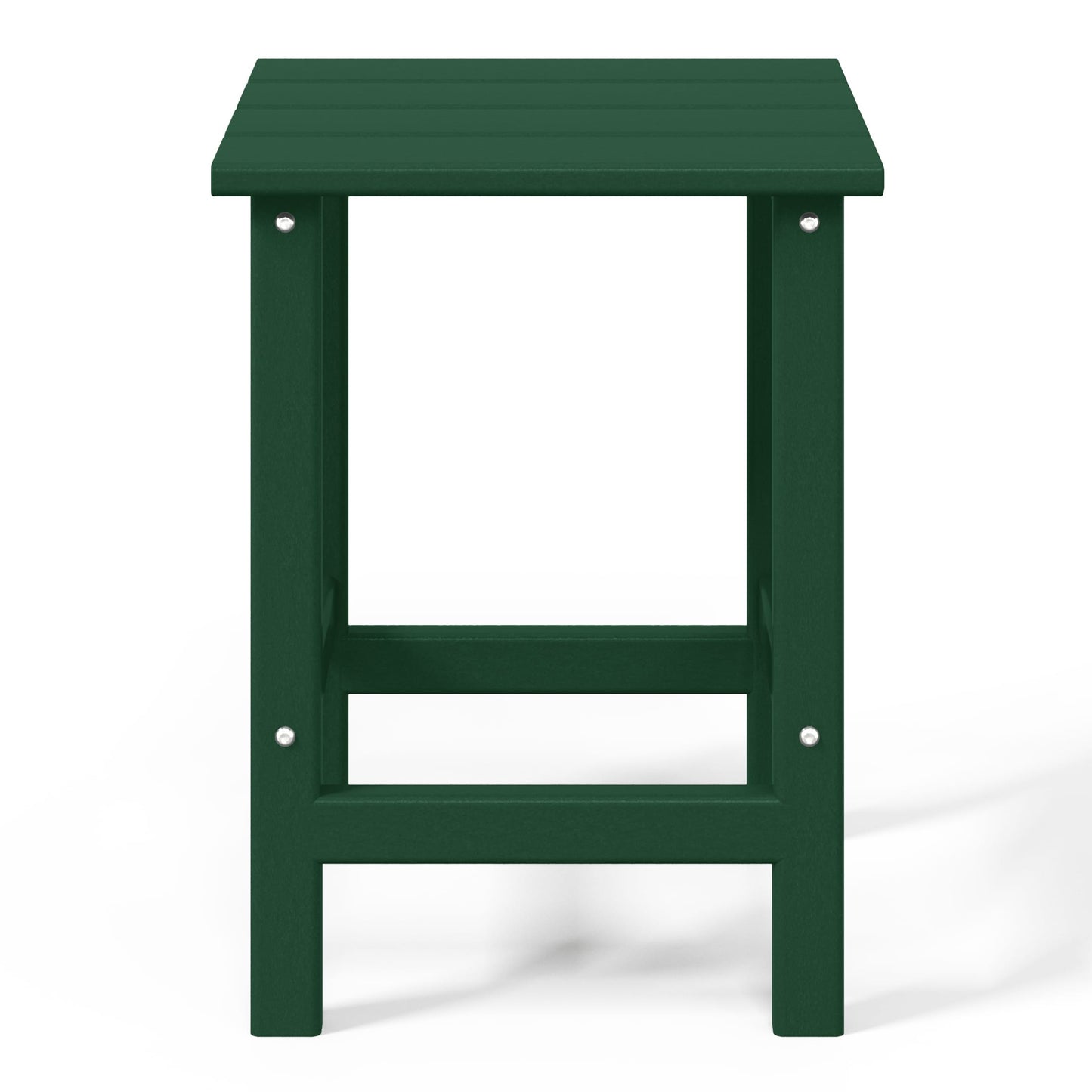 Polytrends Laguna Hdpe All Weather Outdoor Patio Square Side Table