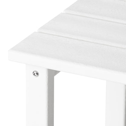 Polytrends Laguna Hdpe All Weather Outdoor Patio Square Side Table