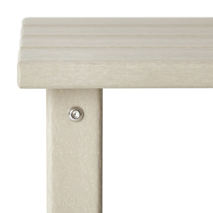 Polytrends Laguna Hdpe All Weather Outdoor Patio Square Side Table