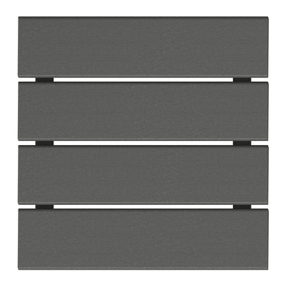 Polytrends Laguna Hdpe All Weather Outdoor Patio Square Side Table