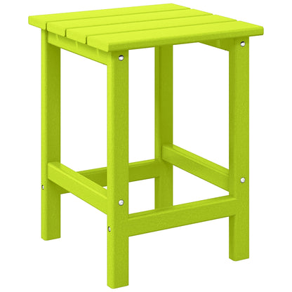 Polytrends Laguna Hdpe All Weather Outdoor Patio Square Side Table