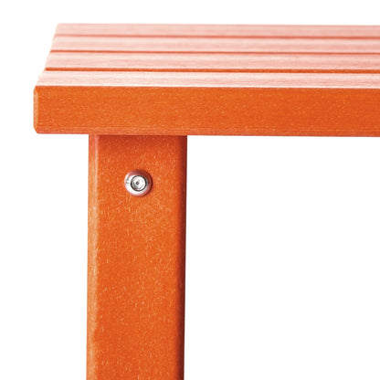 Polytrends Laguna Hdpe All Weather Outdoor Patio Square Side Table