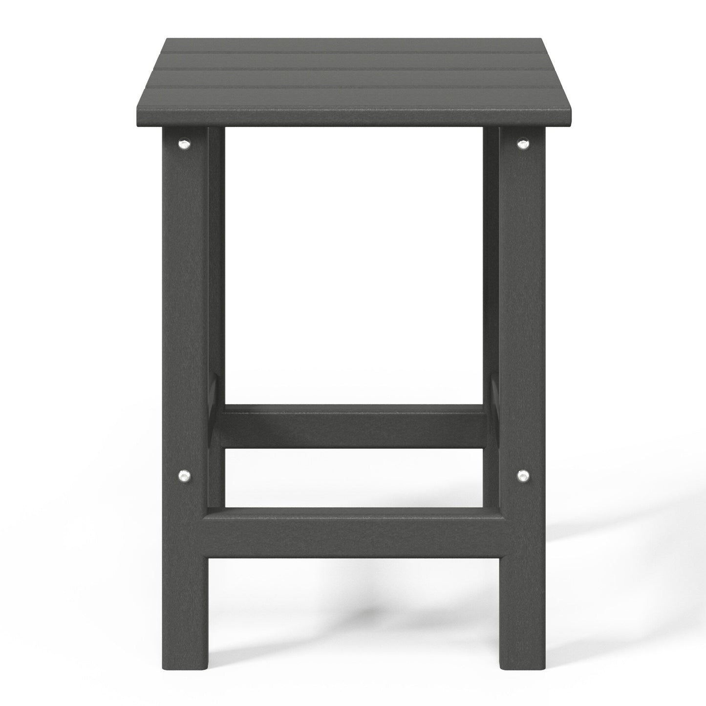 Polytrends Laguna Hdpe All Weather Outdoor Patio Square Side Table