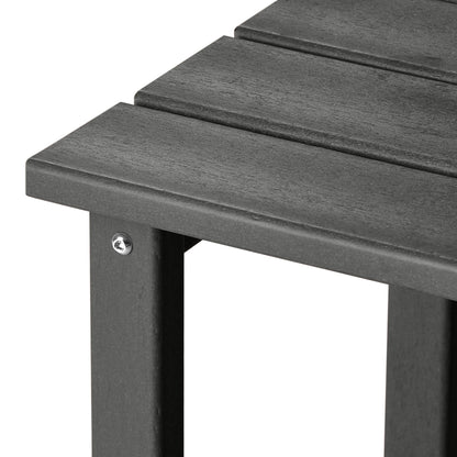 Polytrends Laguna Hdpe All Weather Outdoor Patio Square Side Table