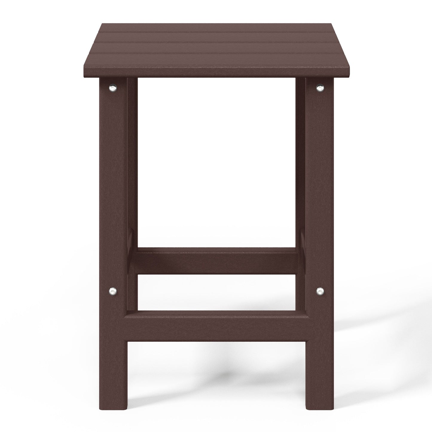 Polytrends Laguna Hdpe All Weather Outdoor Patio Square Side Table