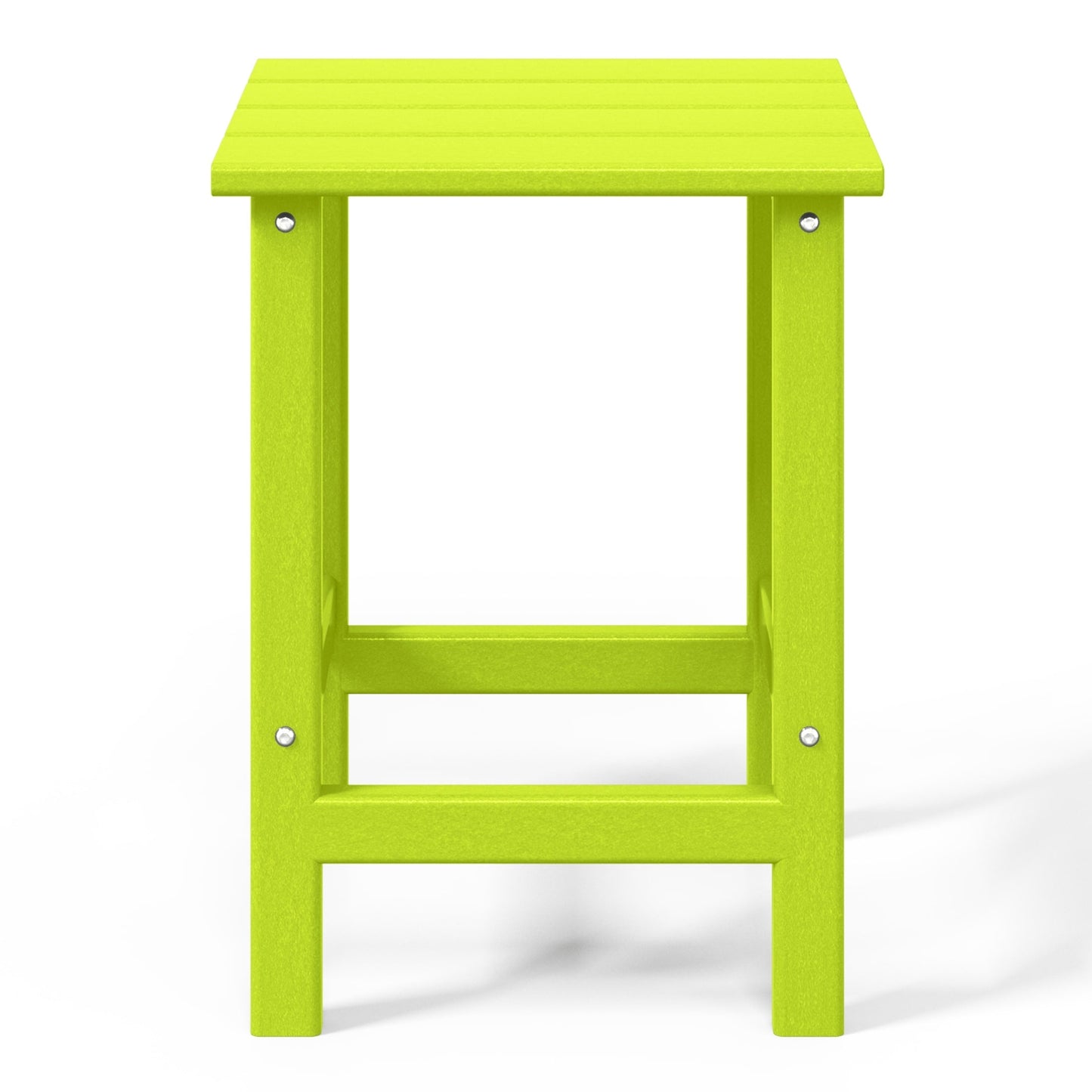 Polytrends Laguna Hdpe All Weather Outdoor Patio Square Side Table