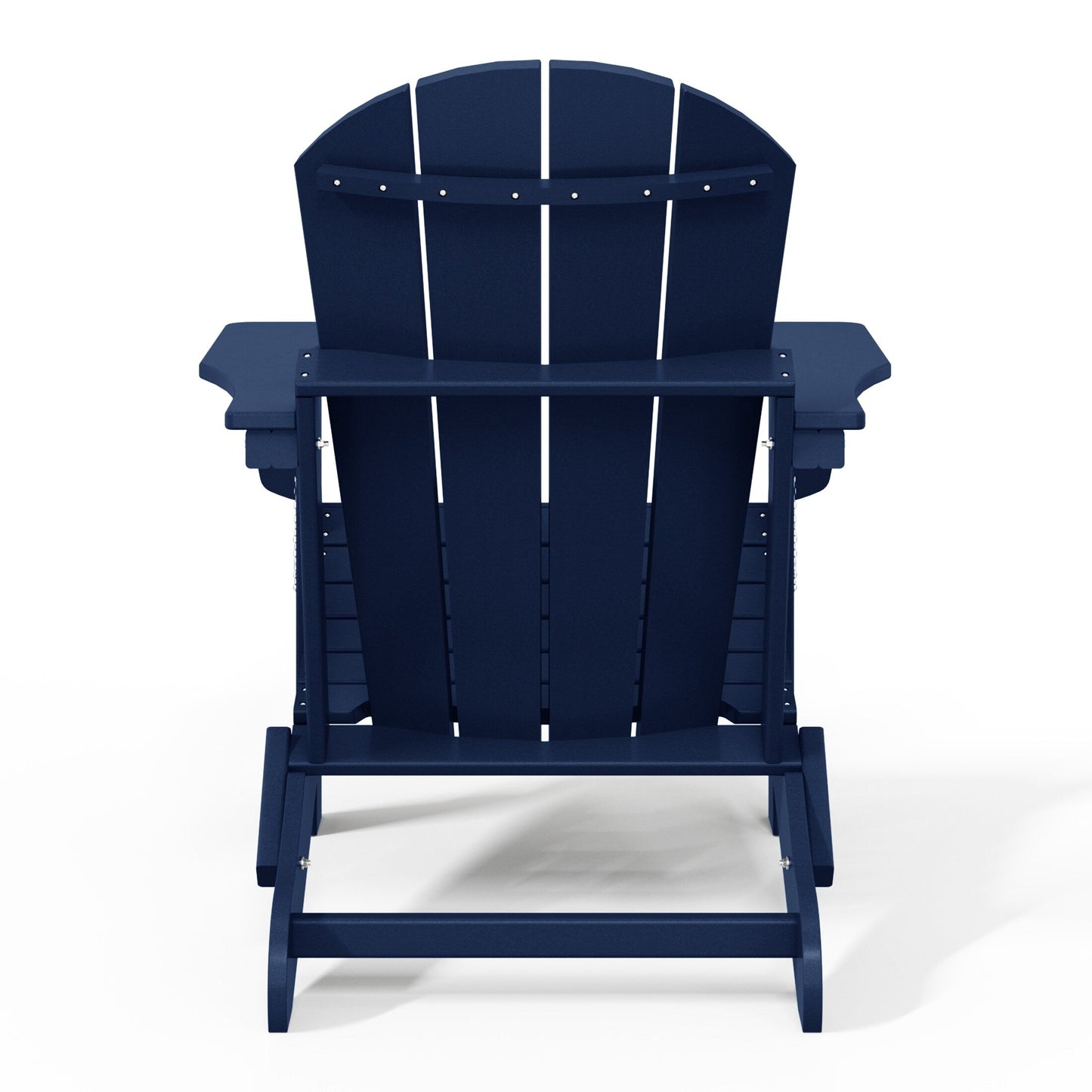 Polytrends Laguna Weather Resistant Outdoor Patio Folding Adirondack Chairs (Set of 2)
