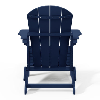 Polytrends Laguna Weather Resistant Outdoor Patio Folding Adirondack Chairs (Set of 2)