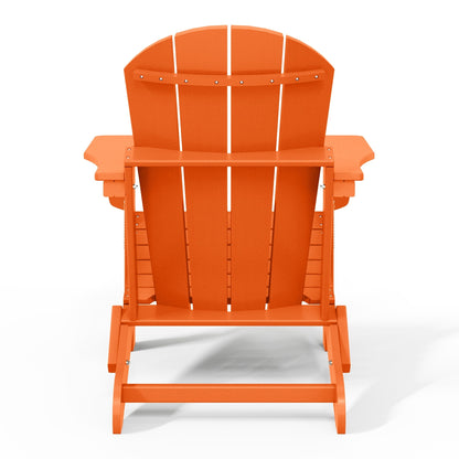 Polytrends Laguna Weather Resistant Outdoor Patio Folding Adirondack Chairs (Set of 2)