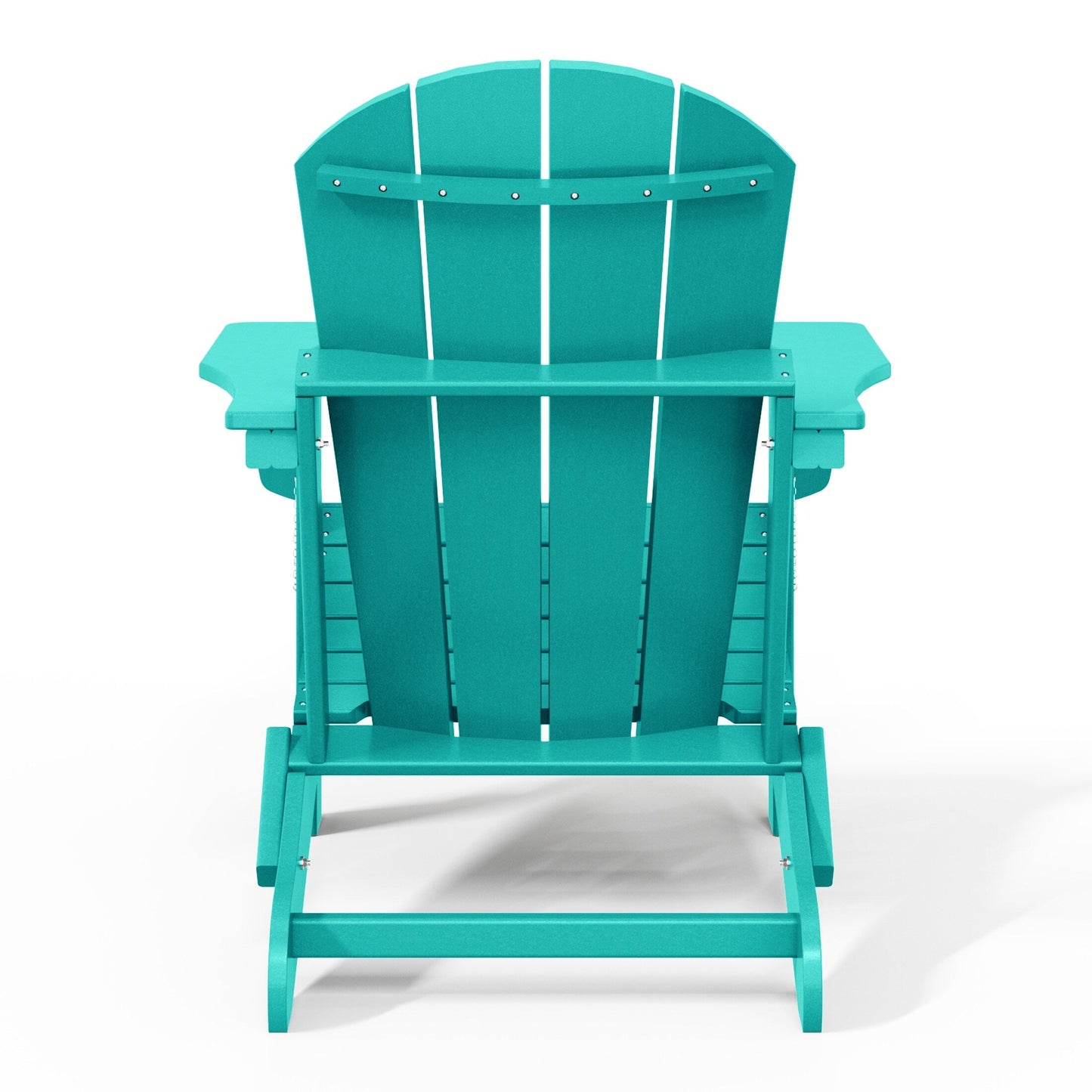 Polytrends Laguna Weather Resistant Outdoor Patio Folding Adirondack Chairs (Set of 2)